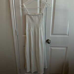 White H&M Strapless Dress